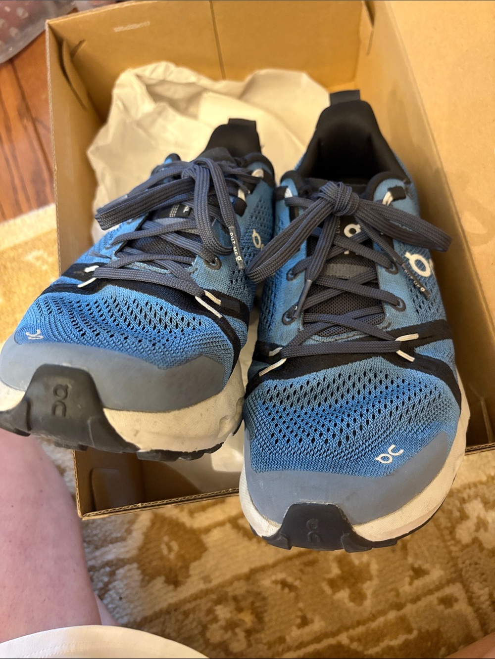 On Running Cloudsurfer Trail Men's Running Shoes - Gray/Black size 7 - Picture 7 of 7